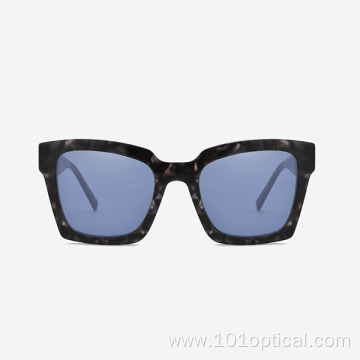 Square Angular Acetate Women`s Sunglasses